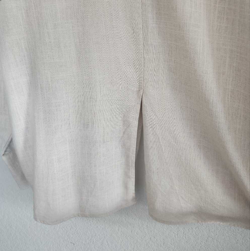 Cream Button-Up Shirt - Picture 6 of 7